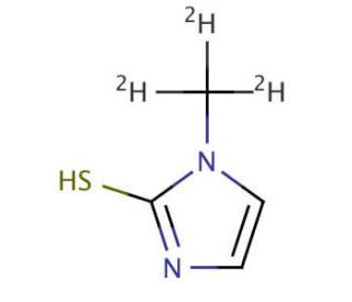 Methimazole-d3 - chemical structure image