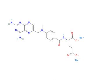 Methotrexate disodium salt (CAS 7413-34-5) - chemical structure image