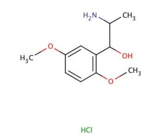 Methoxamine hydrochloride (CAS 61-16-5) - chemical structure image
