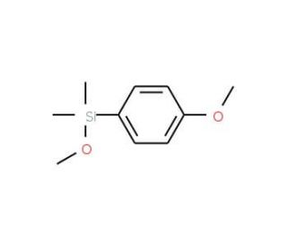 Methoxy(4-methoxyphenyl)dimethylsilane (CAS 62244-48-8) - chemical structure image