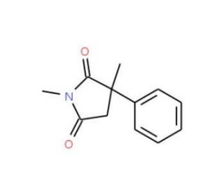 Methsuximide (CAS 77-41-8) - chemical structure image