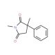 Methsuximide (CAS 77-41-8) - chemical structure image