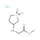 methyl [(1,1-dioxidotetrahydrothien-3-yl)amino]acetate hydrochloride - chemical structure image