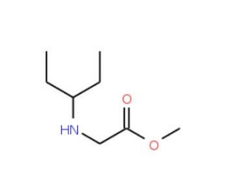 methyl [(1-ethylpropyl)amino]acetate - chemical structure image