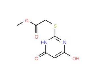 Methyl [(4,6-dihydroxypyrimidin-2-yl)thio]acetate - chemical structure image