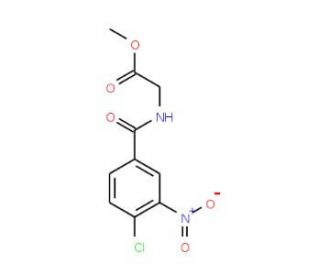 methyl [(4-chloro-3-nitrobenzoyl)amino]acetate - chemical structure image