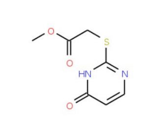 Methyl [(4-hydroxypyrimidin-2-yl)thio]acetate (CAS 79361-42-5) - chemical structure image