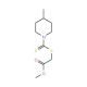 methyl {[(4-methylpiperidin-1-yl)carbonothioyl]thio}acetate - chemical structure image