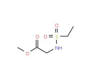 methyl [(ethylsulfonyl)amino]acetate - chemical structure image