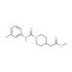 methyl (1-{[(3-methylphenyl)amino]carbonyl}piperidin-4-yl)acetate - chemical structure image
