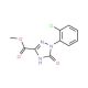Methyl 1-(2-chlorophenyl)-2,5-dihydro-5-oxo-1H-1,2,4-triazole-3-carboxylate - chemical structure image