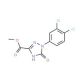 Methyl 1-(3,4-dichlorophenyl)-2,5-dihydro-5-oxo-1H-1,2,4-triazole-3-carboxylate - chemical structure image