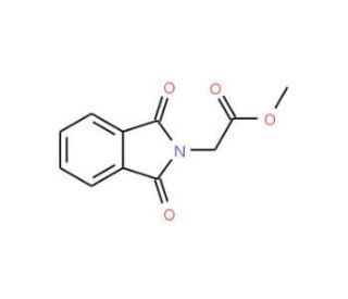 Methyl (1,3-dihydro-1,3-dioxo-2H-isoindol-2-yl)acetate (CAS 23244-58-8) - chemical structure image