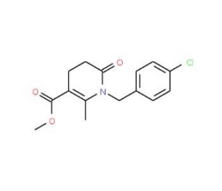 Methyl 1-(4-chlorobenzyl)-2-methyl-6-oxo-1,4,5,6-tetrahydro-3-pyridinecarboxylate - chemical structure image