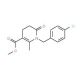 Methyl 1-(4-chlorobenzyl)-2-methyl-6-oxo-1,4,5,6-tetrahydro-3-pyridinecarboxylate - chemical structure image