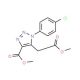 Methyl 1-(4-chlorophenyl)-5-(2-methoxy-2-oxoethyl)1H-1,2,3-triazole-4-carboxylate (CAS 114462-77-0) - chemical structure imag