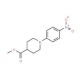 Methyl 1-(4-nitrophenyl)-4-piperidinecarboxylate - chemical structure image
