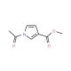 Methyl 1-acetyl-1H-pyrrole-3-carboxylate (CAS 126481-00-3) - chemical structure image