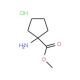 Methyl 1-Aminocyclopentylcarboxylate HCl (CAS 60421-23-0) - chemical structure image