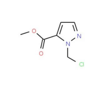 methyl 1-(chloromethyl)-1H-pyrazole-5-carboxylate - chemical structure image