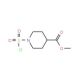 methyl 1-(chlorosulfonyl)piperidine-4-carboxylate - chemical structure image