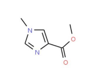 Methyl 1-methyl-1H-imidazole-4-carboxylate (CAS 17289-19-9) - chemical structure image