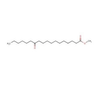 Methyl 12-oxooctadecanoate (CAS 2380-27-0) - chemical structure image