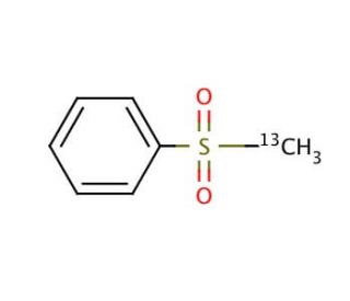 Methyl-13C phenyl sulfone (CAS 125562-53-0) - chemical structure image