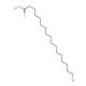 Methyl 17-bromoheptadecanoate 的分子结构, CAS编号: 72338-49-9 Methyl 17-bromoheptadecanoate (CAS 72338-49-9) - chemical structure image