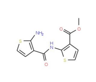 Methyl 2-{[(2-aminothien-3-yl)carbonyl]-amino}thiophene-3-carboxylate - chemical structure image