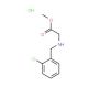 methyl 2-{[(2-chlorophenyl)methyl]amino}acetate hydrochloride - chemical structure image