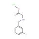 methyl 2-{[(3-fluorophenyl)methyl]amino}acetate hydrochloride - chemical structure image