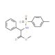 Methyl 2-{[(4-methylphenyl)sulfonyl]amino}-2-phenylacetate (CAS 1233-56-3) - chemical structure image