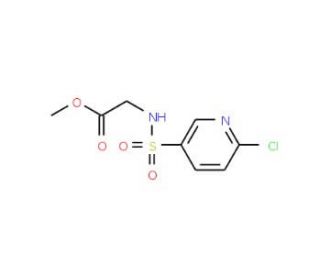 methyl 2-[(6-chloropyridine-3-)sulfonamido]acetate - chemical structure image