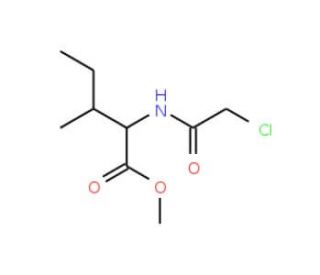 methyl 2-[(chloroacetyl)amino]-3-methylpentanoate - chemical structure image
