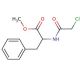 methyl 2-[(chloroacetyl)amino]-3-phenylpropanoate - chemical structure image