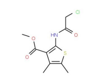 Methyl 2-[(chloroacetyl)amino]-4,5-dimethylthiophene-3-carboxylate - chemical structure image