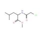 methyl 2-[(chloroacetyl)amino]-4-methylpentanoate - chemical structure image
