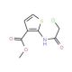 Methyl 2-[(chloroacetyl)amino]thiophene-3-carboxylate - chemical structure image