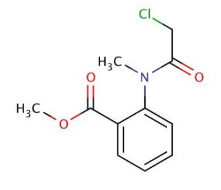 methyl 2-[(chloroacetyl)(methyl)amino]benzoate - chemical structure image