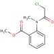 methyl 2-[(chloroacetyl)(methyl)amino]benzoate - chemical structure image