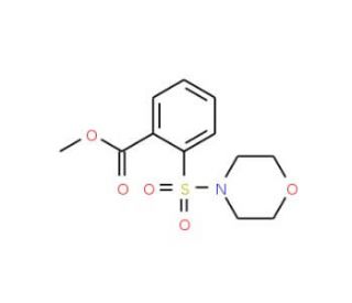 Methyl 2-[(morpholin-4-yl)sulphonyl]benzoate (CAS 502182-56-1) - chemical structure image