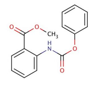 methyl 2-[(phenoxycarbonyl)amino]benzoate - chemical structure image