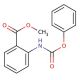 methyl 2-[(phenoxycarbonyl)amino]benzoate - chemical structure image