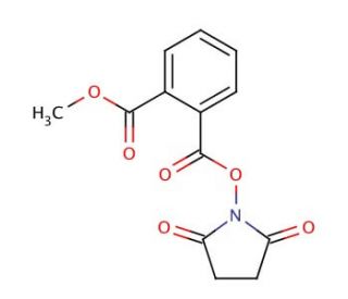 Methyl 2-[(succinimidooxy)carbonyl]benzoate (CAS 438470-19-0) - chemical structure image