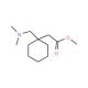 Methyl 2-{1-[(dimethylamino)methyl]cyclohexyl}acetate - chemical structure image