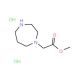 methyl 2-(1,4-diazepan-1-yl)acetate dihydrochloride - chemical structure image