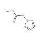Methyl 2-(1H-pyrazol-1-yl)acetate (CAS 142890-12-8) - chemical structure image