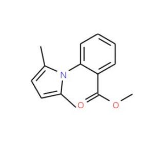 Methyl 2-(2,5-dimethyl-1H-pyrrol-1-yl)-benzenecarboxylate (CAS 83935-44-8) - chemical structure image