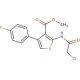 methyl 2-(2-chloroacetamido)-4-(4-fluorophenyl)thiophene-3-carboxylate - chemical structure image